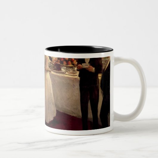 Das Buffet, 1884 Zweifarbige Tasse (Rechts)