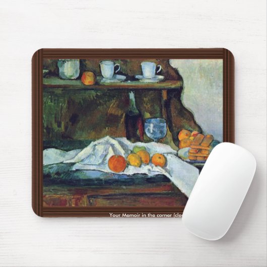 Das Buffet durch Paul Cézanne (beste Qualität) Mousepad (Mit Mouse)