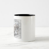 Das Bull der Wall Street Zweifarbige Tasse (Mittel)