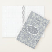 Das Bullet Journal von Soft Blue Floral Water Notizblock (Innen)