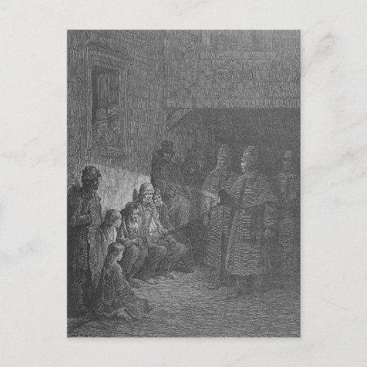 Das Bull's-Eye von 'London, eine Pilgerreise' Postkarte (Vorderseite)