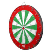 Das Bullseye der iranischen Flagge Dartscheibe (Vorderseite rechts)