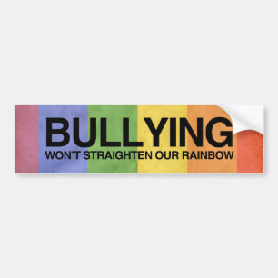 DAS BULLYING WIRD UNSEREN RAINBOW -.png Autoaufkleber