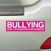 DAS BULLYING WIRD UNSEREN RAINBOW -.png Autoaufkleber (Auf Auto)