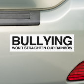 DAS BULLYING WIRD UNSEREN RAINBOW -.png Autoaufkleber (Auf Auto)