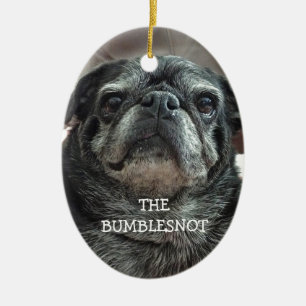 Das Bumblesnot "Adopt kaufen nicht!" ovale Keramikornament