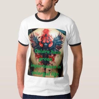 "Das bunte Leben und die Tattoos: Eine Fusion von  T-Shirt