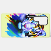 Das bunte Tigergesicht Samsung Galaxy Hülle (Rückseite (Horizontal))