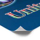Das bunte und aufregende Dubai Poster (Ecke)