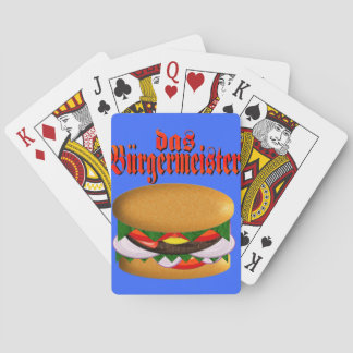 das Burgermeister Fahrradkarten Spielkarten
