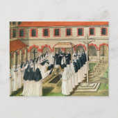 Das Burial of a Nun, von 'l'Abbaye de Postkarte (Vorderseite)