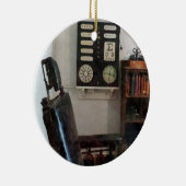 Das Büro des Augenarztes mit Augen-Diagramm Keramikornament (Rechts)