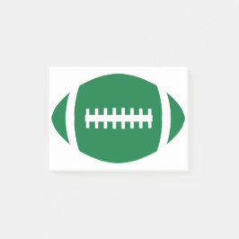 Das Büro des Green Football Coach für dekorative S Post-it Klebezettel