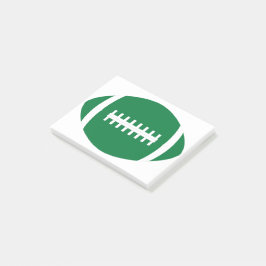 Das Büro des Green Football Coach für dekorative S Post-it Klebezettel