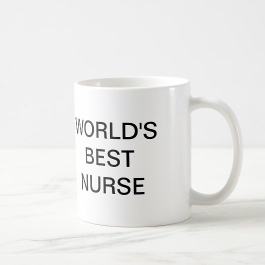 Das Büro, die beste Krankenschwester der Welt Kaffeetasse (Rechts)