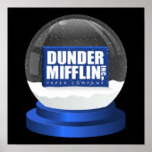 Das Büro DunderMifflinzz Snow Globe Poster (Vorne)