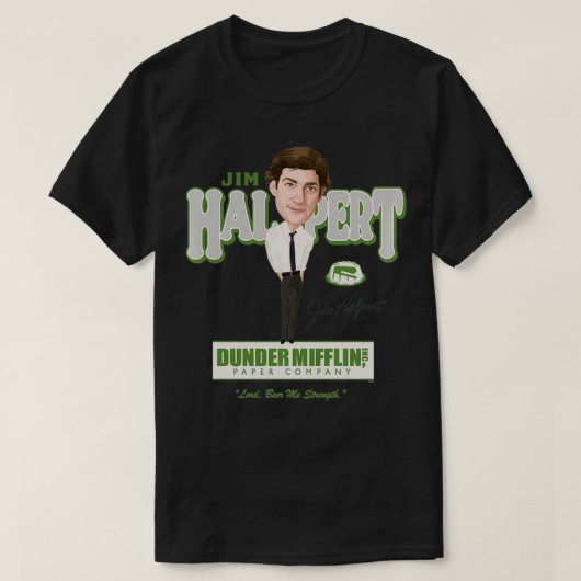Das Büro Jim Halpert Karikatur Pullover (Design vorne)