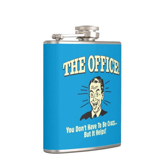 Das Büro: Man muss nicht verrückt sein Flachmann (Rechts)