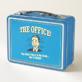 Das Büro: Man muss nicht verrückt sein Metall Brotdose (Rückseite)