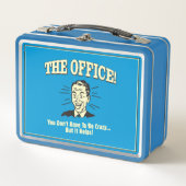 Das Büro: Man muss nicht verrückt sein Metall Brotdose (Vorderseite)