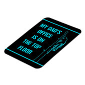 Das Büro meines arboristischen Vaters ist im obers Magnet (Linke Seite)