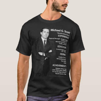 Das Büro Michael Scott Resume T-Shirt
