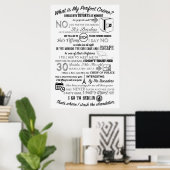 Das Büro treibt perfekte Kriminalität an Poster (Heimbüro)