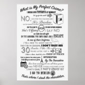 Das Büro treibt perfekte Kriminalität an Poster (Vorne)