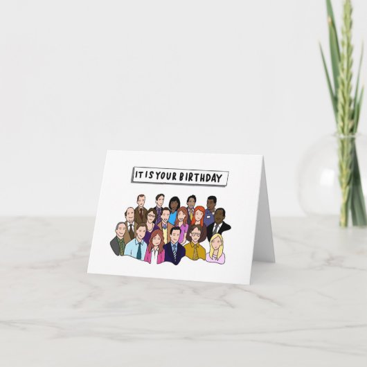 Das Büro zum Geburtstag (Vorderseite)