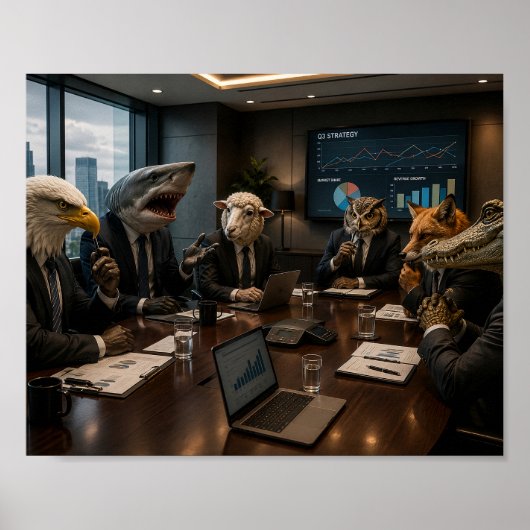 Das Business Meeting Poster (Vorne)
