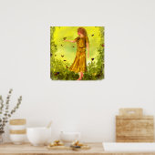 Das Butterfly Fairy Poster (Küche)