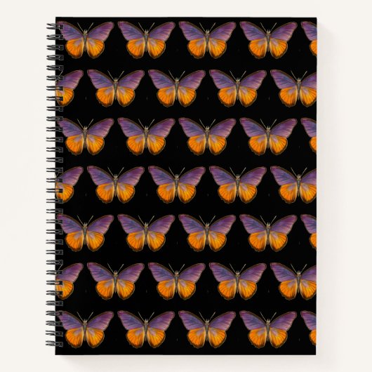 Das Butterfly Hardcover Spiral Sketchbook Notizblock (Vorderseite)