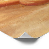 Das Button am Strand Poster (Ecke)