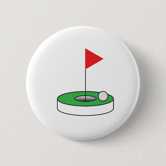 Das Button des Golfspielers (Vorderseite)