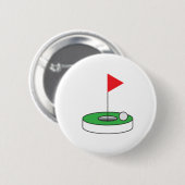 Das Button des Golfspielers (Vorne & Hinten)