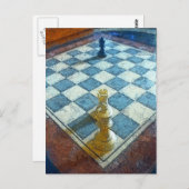 Das Button Postkarte (Vorne/Hinten)