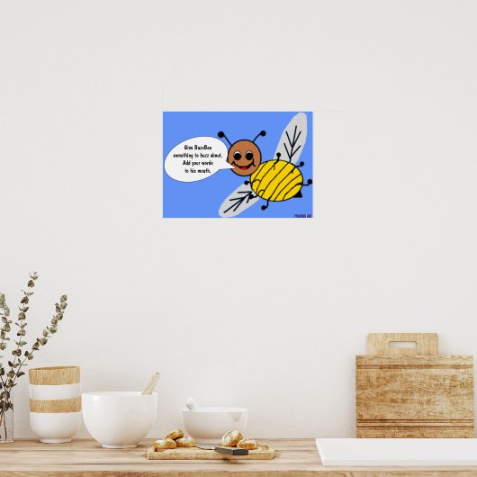 Das Buzz mit BuzzBee Poster (Küche)
