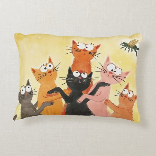 Das Buzz-Schütteln Dekokissen (Rückseite)