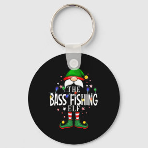 Das Byb Fishing Elf Weihnachtsfamilie Pajama Party Schlüsselanhänger