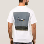 Das C-130 "fetter Albert" der blauen Engel. T-Shirt (Rückseite)