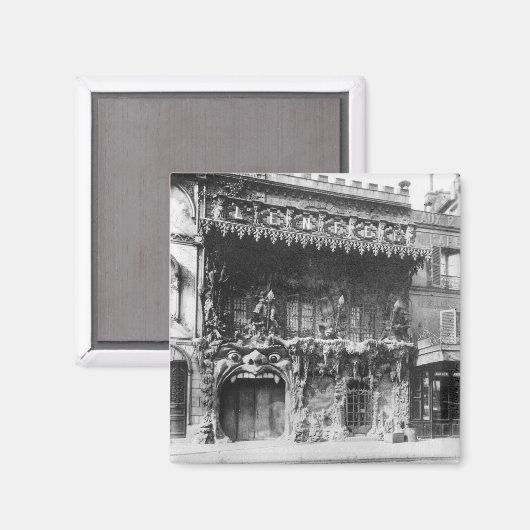 Das Cabaret de l'Enfer in Paris Magnet (Vorderseite/Rückseite)