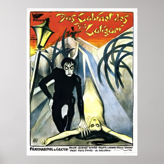 Das Cabinet des Dr. Caligari 1920 Restauriert Poster (Vorne)
