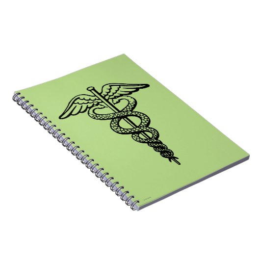 Das caduceus-Symbol Notizblock (Rechte Seite)