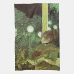 Das Café Concert von Edgar Degas, Vintage Fine Art Geschirrtuch