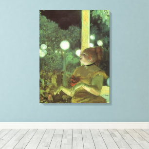 Das Café Concert von Edgar Degas, Vintage Fine Art Leinwanddruck