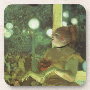 Das Café Concert von Edgar Degas, Vintage Fine Art Untersetzer