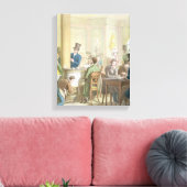 Das Café de Commerce, vom Tableau de Paris Leinwanddruck (Insitu (Wohnzimmer))