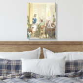 Das Café de Commerce, vom Tableau de Paris Leinwanddruck (Insitu (Schlafzimmer))