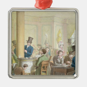 Das Café de Commerce, von 'Verzeichnisde Paris Silbernes Ornament