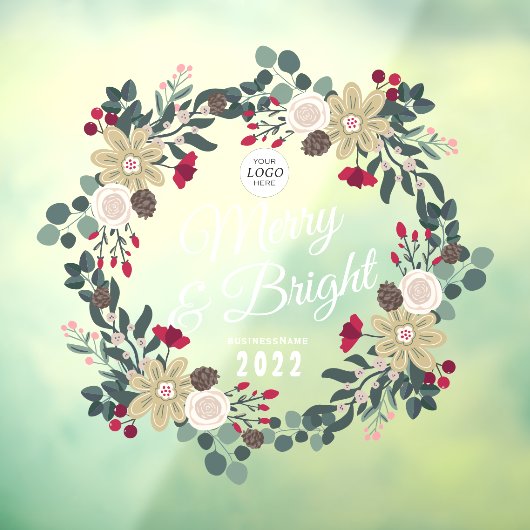 Das Café dekoriert, fröhlich und hell  Fensteraufkleber (Blatt 3)